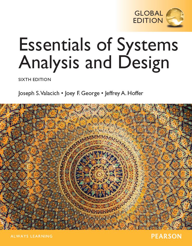 Essentials of Systems Analysis and Design 6th 6E