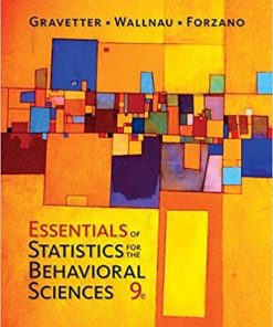 Essentials of Statistics for The Behavioral Sciences 9th