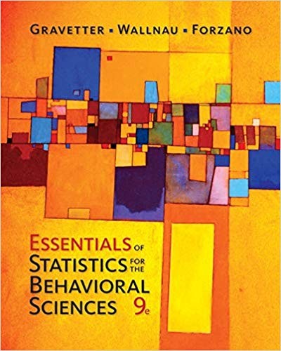 Essentials of Statistics for The Behavioral Sciences 9th