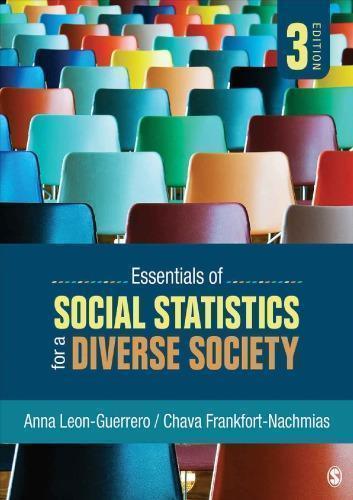 Essentials Of Social Statistics For A Diverse Society 3Rd