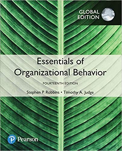 Essentials of Organizational Behavior Global 14th