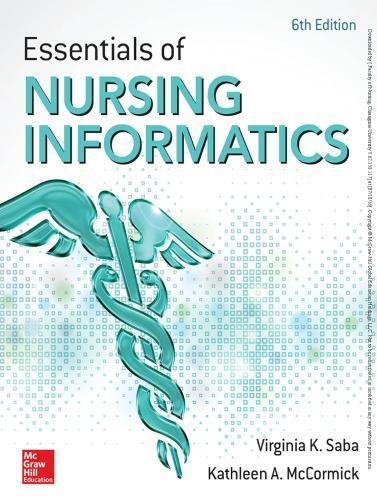 Essentials Of Nursing Informatics 6Th