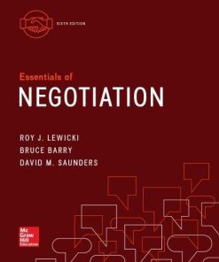 Essentials Of Negotiation 2Nd