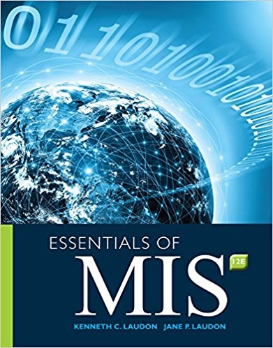 Essentials of MIS 12th by Kenneth C Laudon