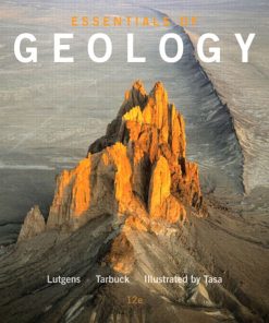 Essentials of Geology 12th 12E Frederick Lutgens