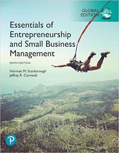 Essentials of Entrepreneurship and Small Business Management 9th Global