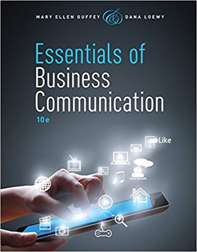 Essentials of Business Communication 10th