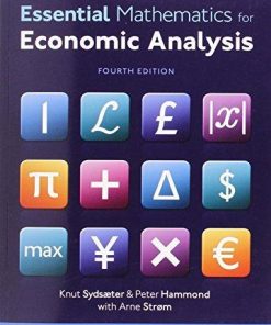 Essential Mathematics For Economic Analysis 4Th