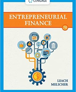 Entrepreneurial Finance 7th by J Chris Leach