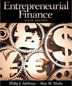 Entrepreneurial Finance 6th by Philip J Adelman