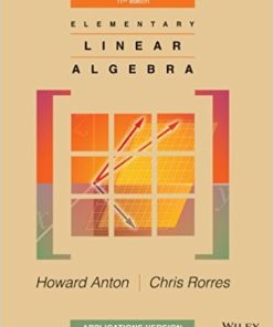 Elementary Linear Algebra 11th