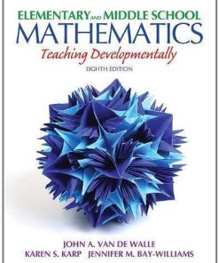 Elementary And Middle School Mathematics Teaching Developmentally 8Th