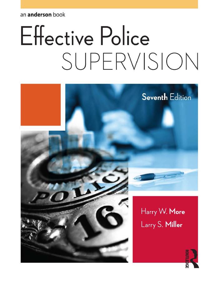 Effective Police Supervision 7th 7E Harry More