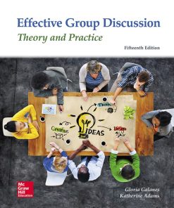 Effective Group Discussion Theory and Practice 15th 15E