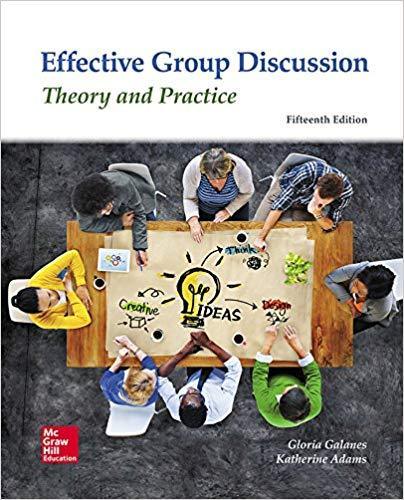 Effective Group Discussion Theory And Practice 4Th