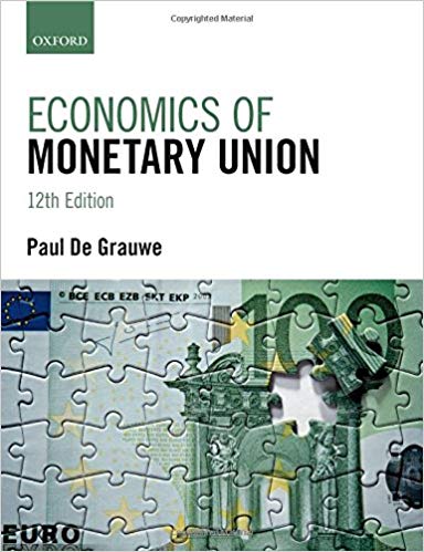 Economics of Monetary Union 12th by Paul De Grauwe