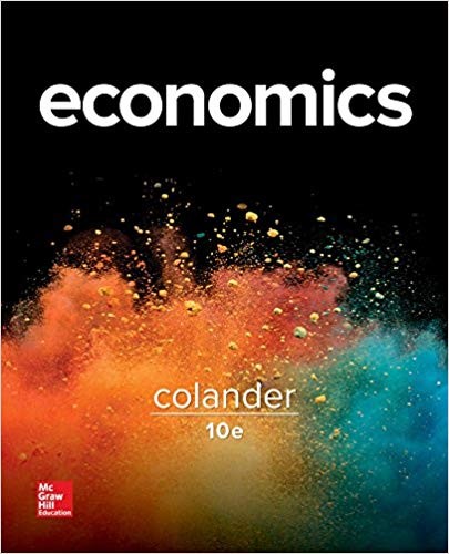 Economics 10th by David Colander