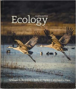 Ecology 4th by William D Bowman
