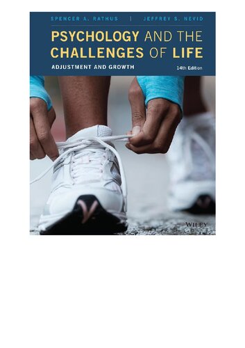 Psychology and the Challenges of Life Adjustment and Growth