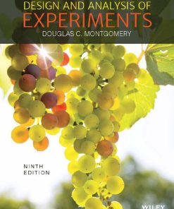 Design and Analysis of Experiments 9th 9E