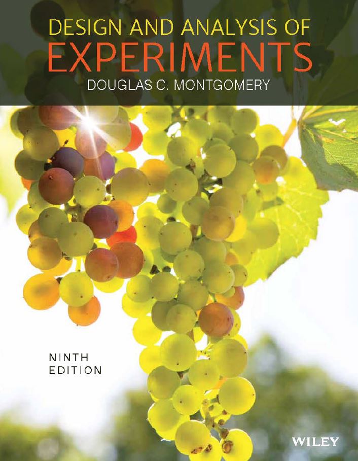 Design and Analysis of Experiments 9th 9E