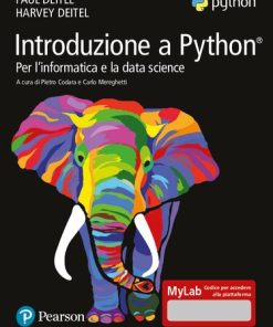 Introduzione a Python Per l8217informatica e la data science Ediz MyLab Con Contenuto digitale per accesso on line