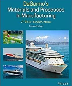 Degarmos Materials And Processes In Manufacturing 13Th