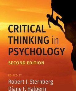 Critical Thinking In Psychology 2Nd