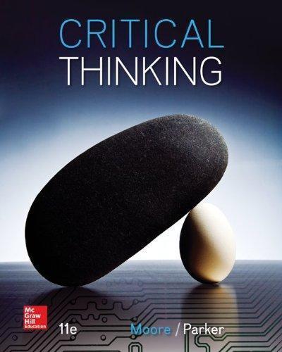 Critical Thinking 11Th