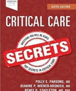 Critical Care Secrets 6Th