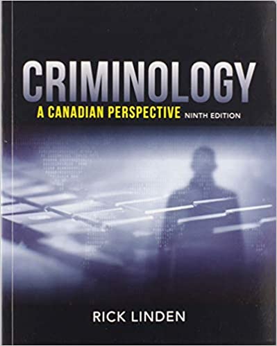 Criminology A Canadian Perspective 9th