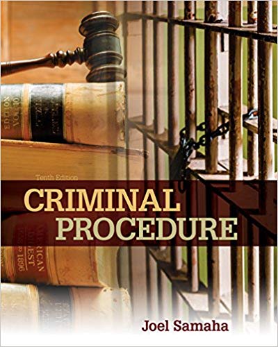 Criminal Procedure 10th by Joel Samaha