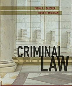 Criminal Law 13th by Thomas J Gardner