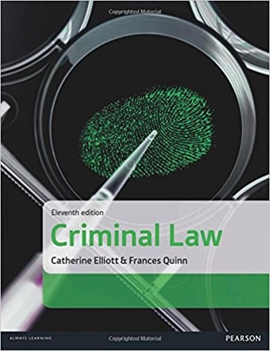 Criminal Law 11th by Catherine Elliott