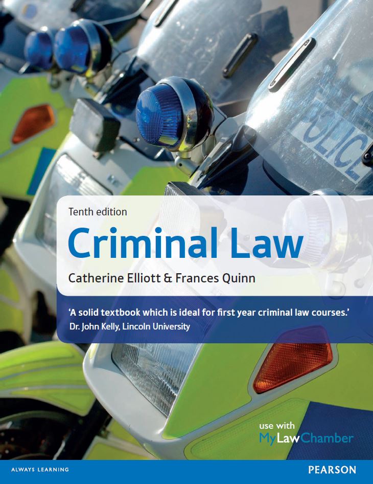 Criminal Law 10th 10E Catherine Elliott
