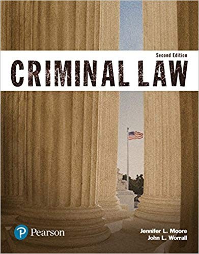 Criminal Law Justice Series 2nd by Jennifer L Moore