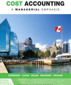 Cost Accounting A Managerial Emphasis 7th 7E