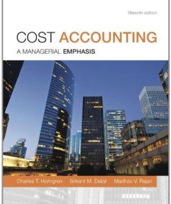 Cost Accounting 15Th