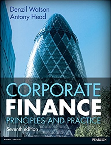 Corporate Finance Principles and Practice 7th