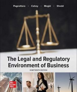 The Legal and Regulatory Environment of Business