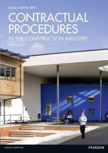 Contractual Procedures In The Construction Industry 6Th