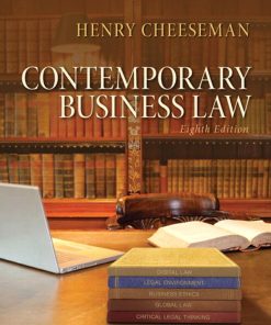 Contemporary Business Law 8th 8E Henry Cheeseman
