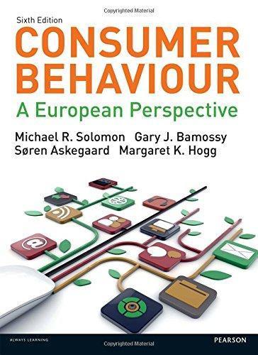 Consumer Behaviour A European Perspective 6Th