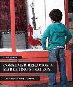 Consumer Behavior 9th by J Paul Peter