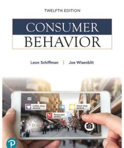 Consumer Behavior 12th by Leon G Schiffman