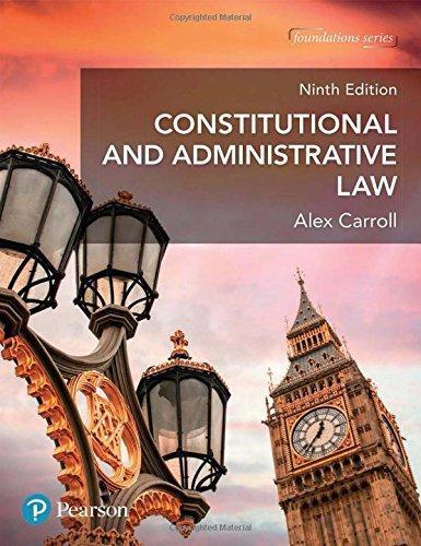 Constitutional And Administrative Law 9Th