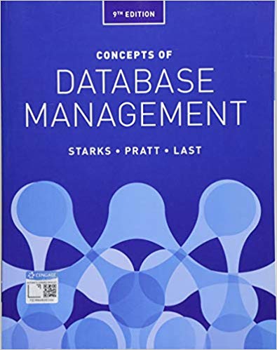 Concepts of Database Management 9th Joy L Starks