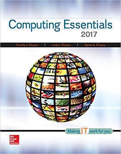 Computing Essentials 2017 26Th