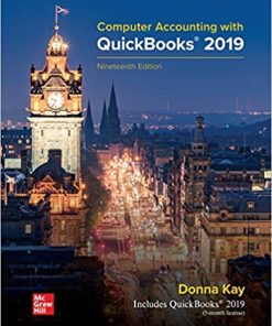 Computer Accounting with QuickBooks 2019 19th