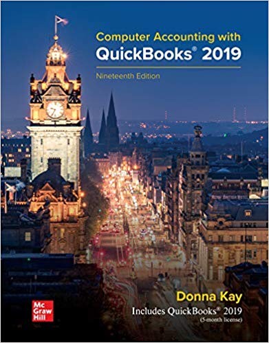 Computer Accounting with QuickBooks 2019 19th
